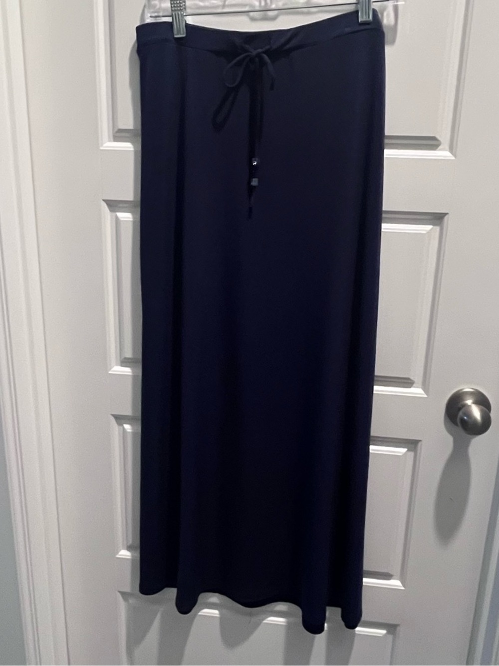 Michael Kors Woman’s Navy Drawstring Maxi Skirt